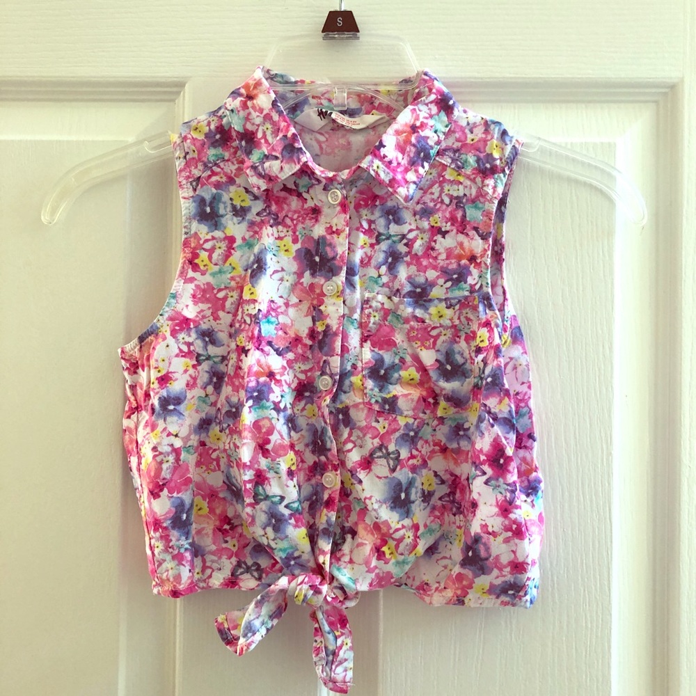 H&M Girls Floral Top